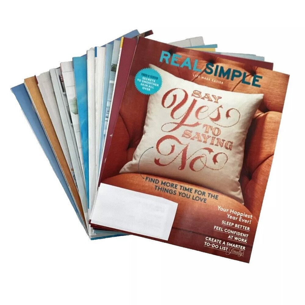 Real Simple Magazine (Life Made Easier) Complete Year 2017 - 12 Issues